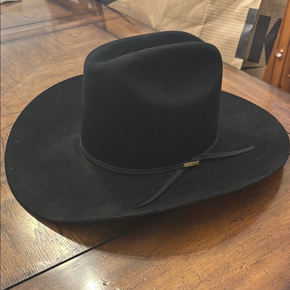 Resistol Black Felt Cowboy Hat 6-3/4 Oval